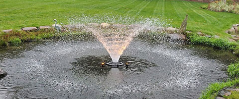 Fountains & Large Pond Aeration in North Jersey